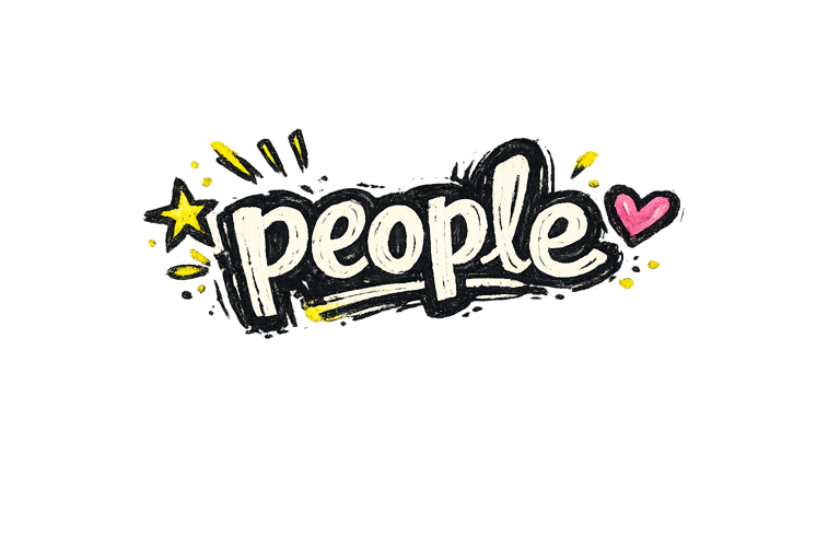 Hand-drawn People header from the SYR app